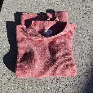 Aerie Oversized Pink Cozy Sweater